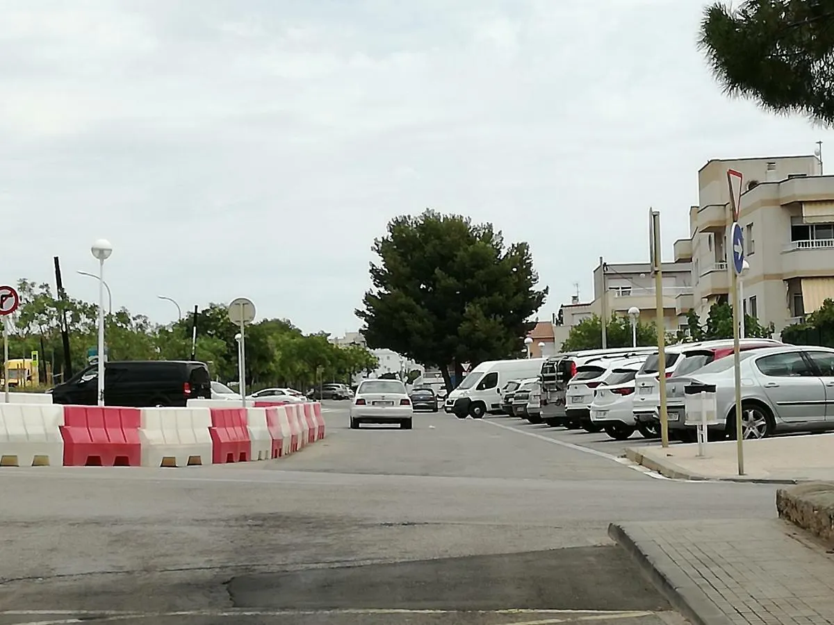 Sant Carlos de la Ràpita Atico Primer Linea De Mar Con Piscina En Ebrehogar דירה